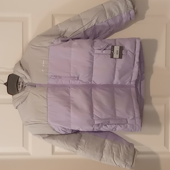 Eddie Bauer Girls' Lavender Classic Down Jacket New with Tags Size Medium 10-12 - Picture 3 of 6